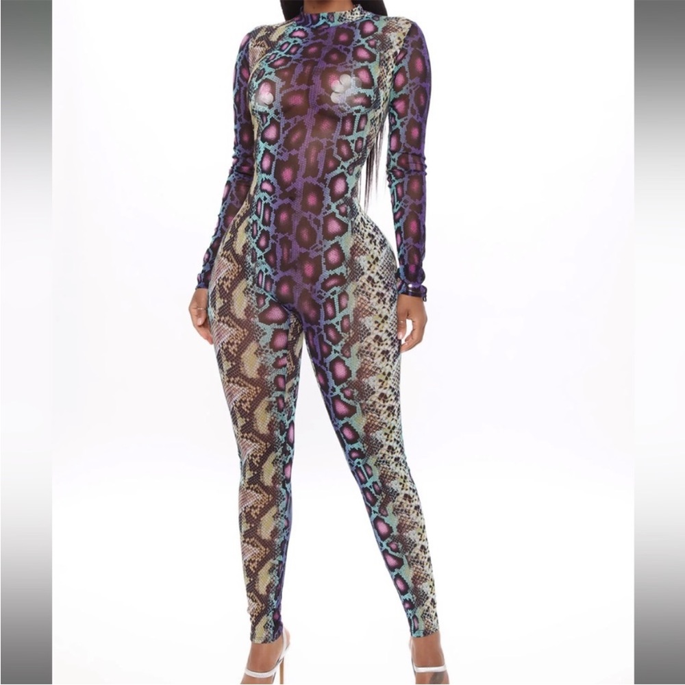Mesh Jumpsuit